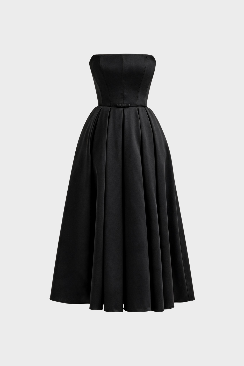 Damen Trägerloses Maxikleid | A-Linie