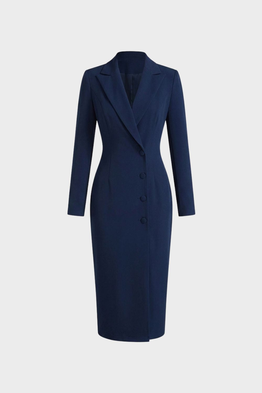 Damen Blazerkleid | Midi Langarm