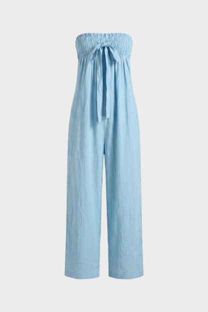 Damen Bandeau Jumpsuit | Ärmellos