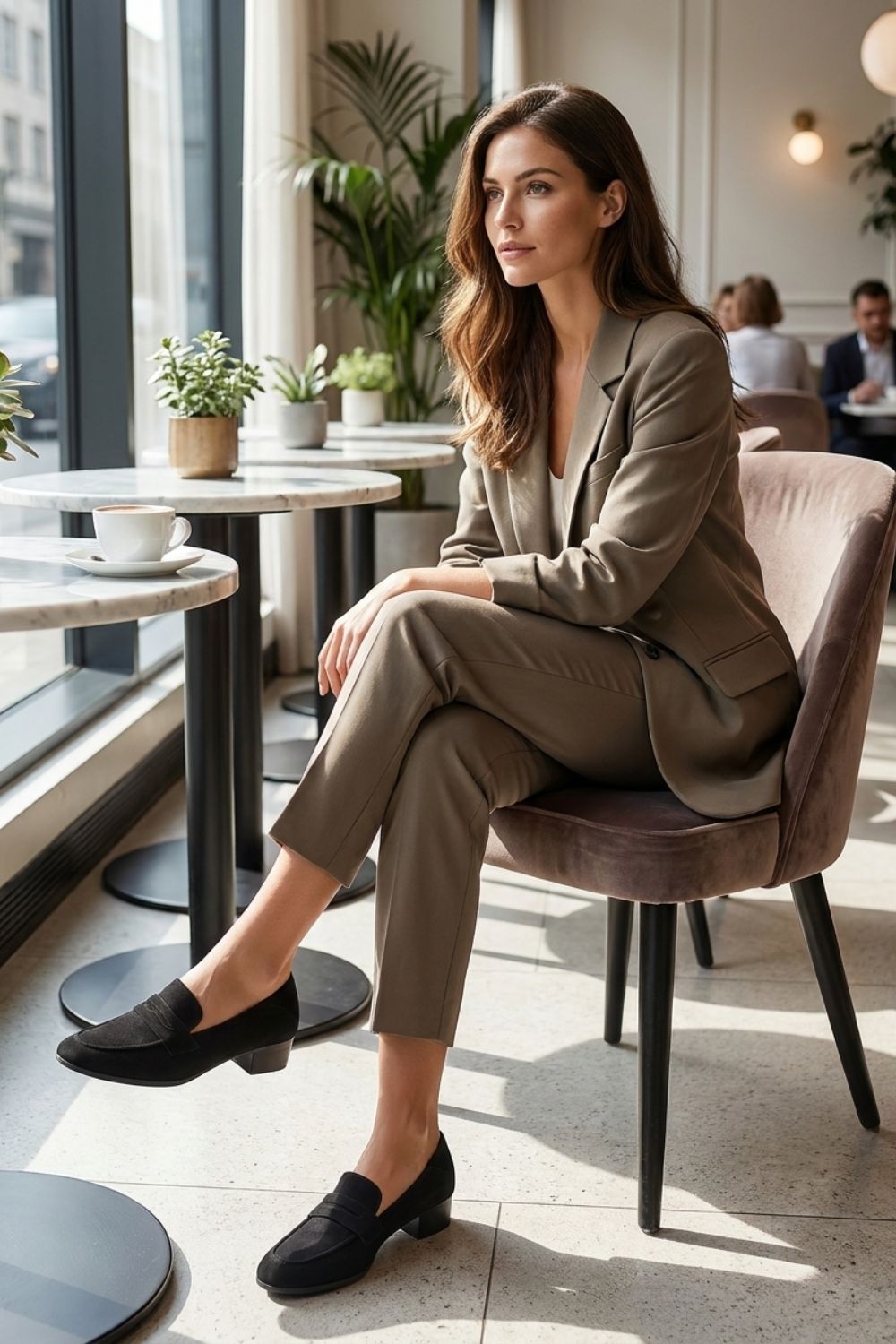 Damen Penny Loafer | Wildleder