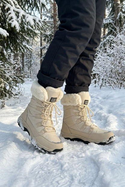 Damen Schnürboots | Profilsohle & Schaftrand