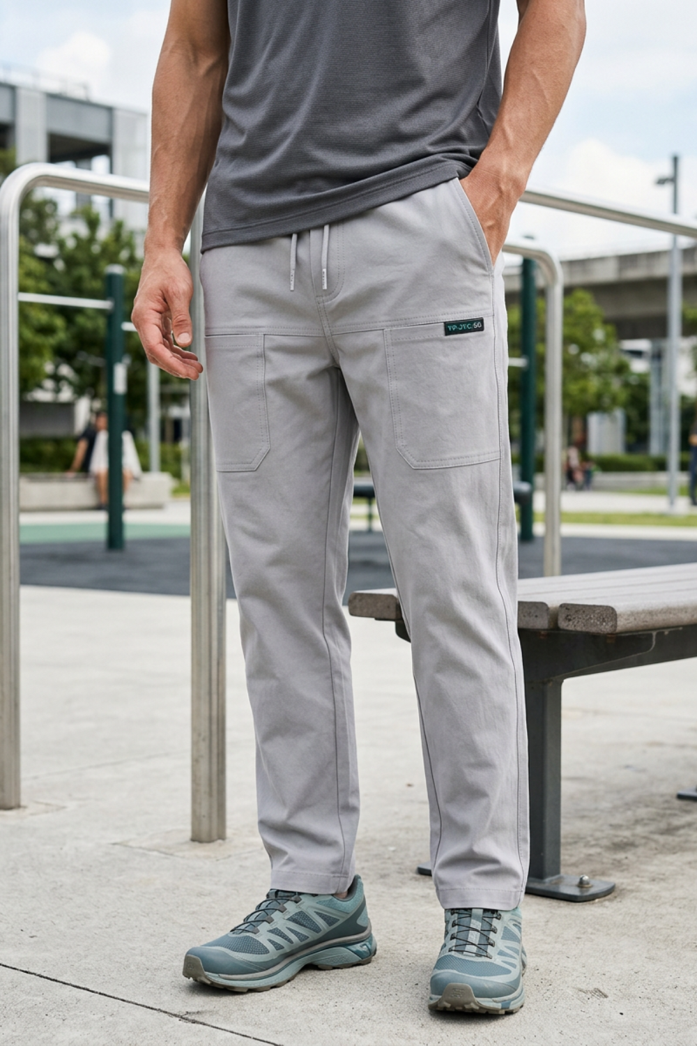 Herren Hose Slim Fit mit Seitentaschen