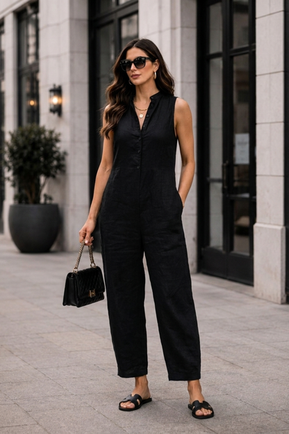 Damen Weiter Overall | Ärmellos