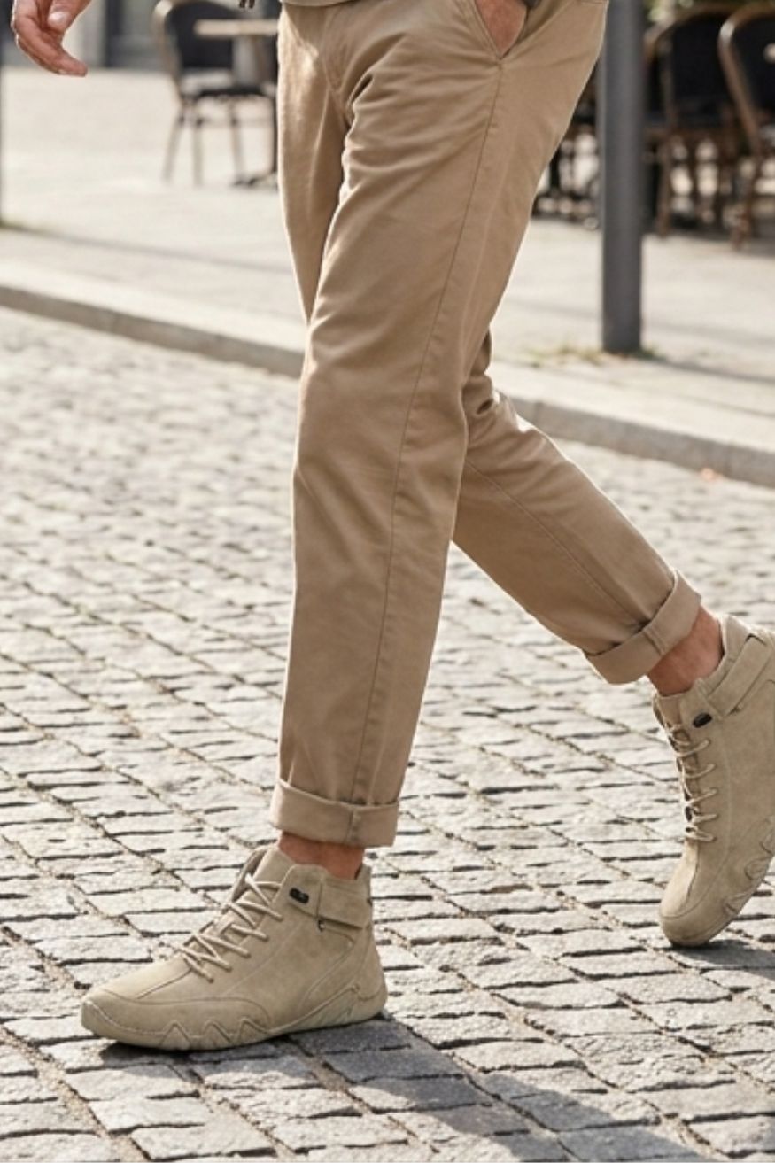 Sneaker Herren mit Schnürung und Profilsohle