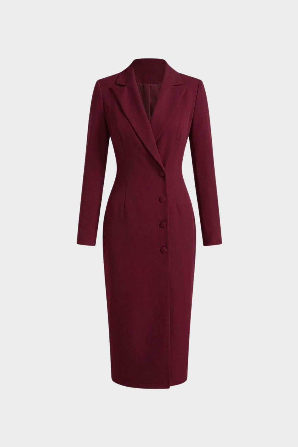 Damen Blazerkleid | Midi Langarm