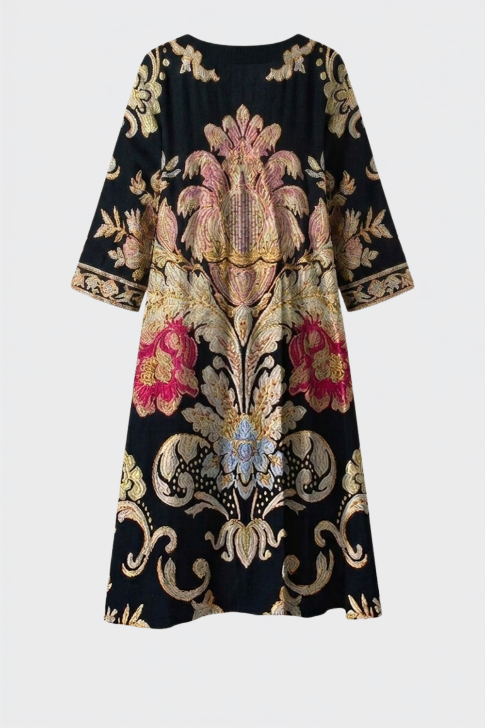 Damen Boho Maxikleid | Floraler Print