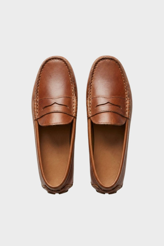 Damen Leder Penny Loafer | Business