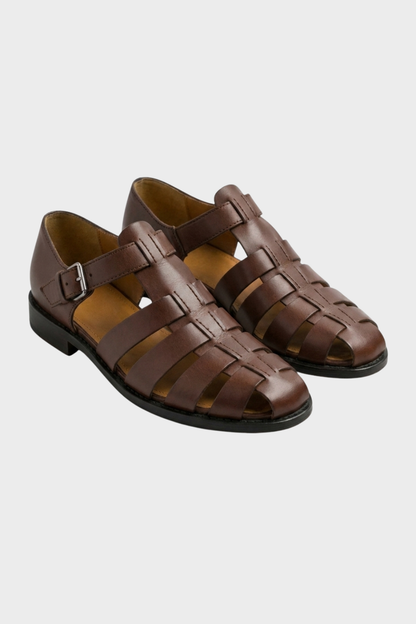 Herren Leder Sandalen | Fisherman