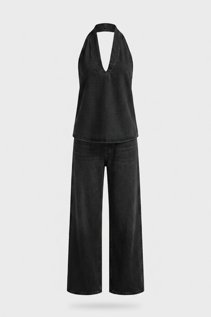 Damen Denim Zweiteiler | Minimal