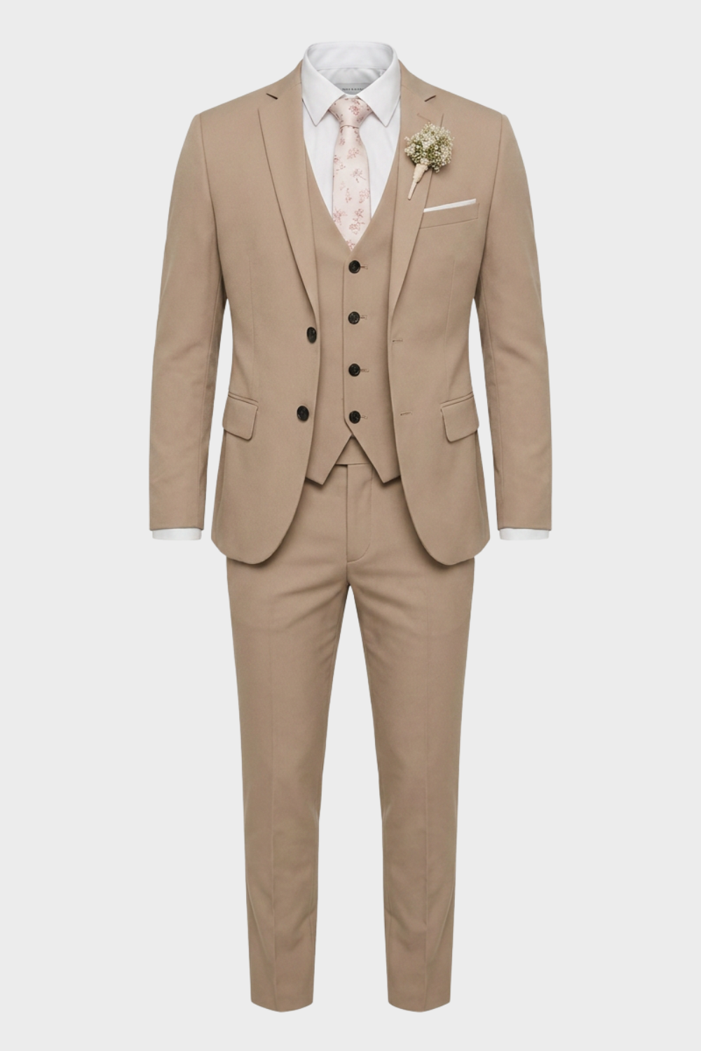 Herren Anzug 3-Teilig | Weste Slim