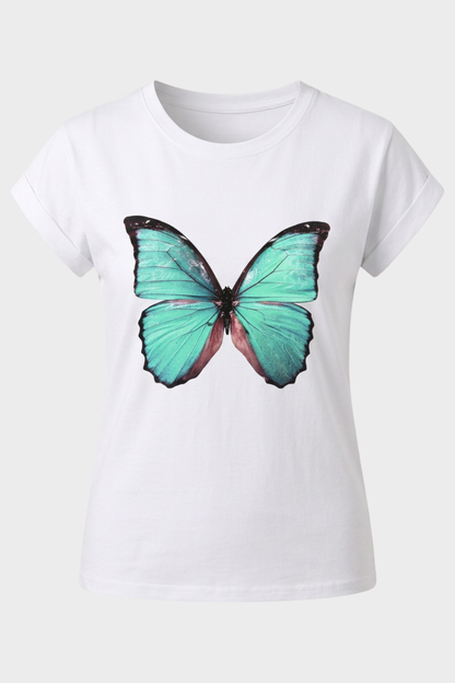 Damen Grafik T-Shirt | Herzprint