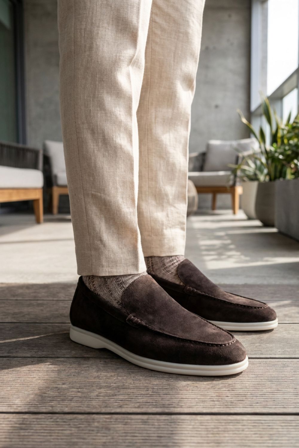 Herren Schlupfschuhe Wildleder | Bequem