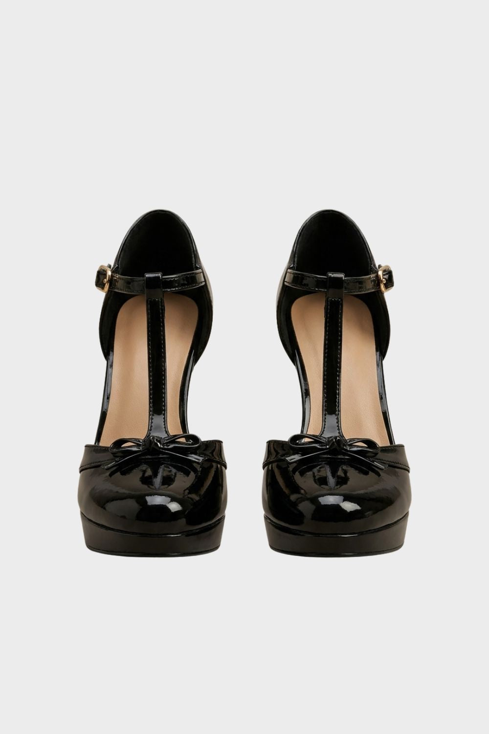 Damen Plateau Pumps | T-Steg