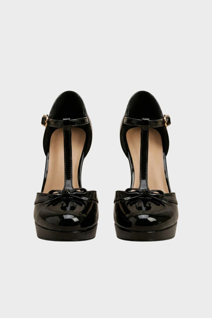 Damen Plateau Pumps | T-Steg