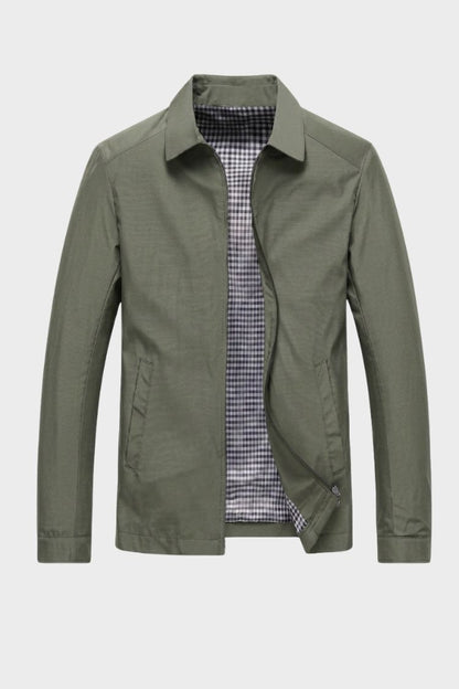 Herren Harrington-Jacke | Umlegekragen & Reißverschluss