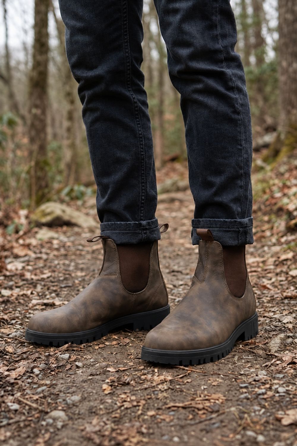 Herren Chelsea Boots | Elastische Seiteneinsätze & Zuglasche
