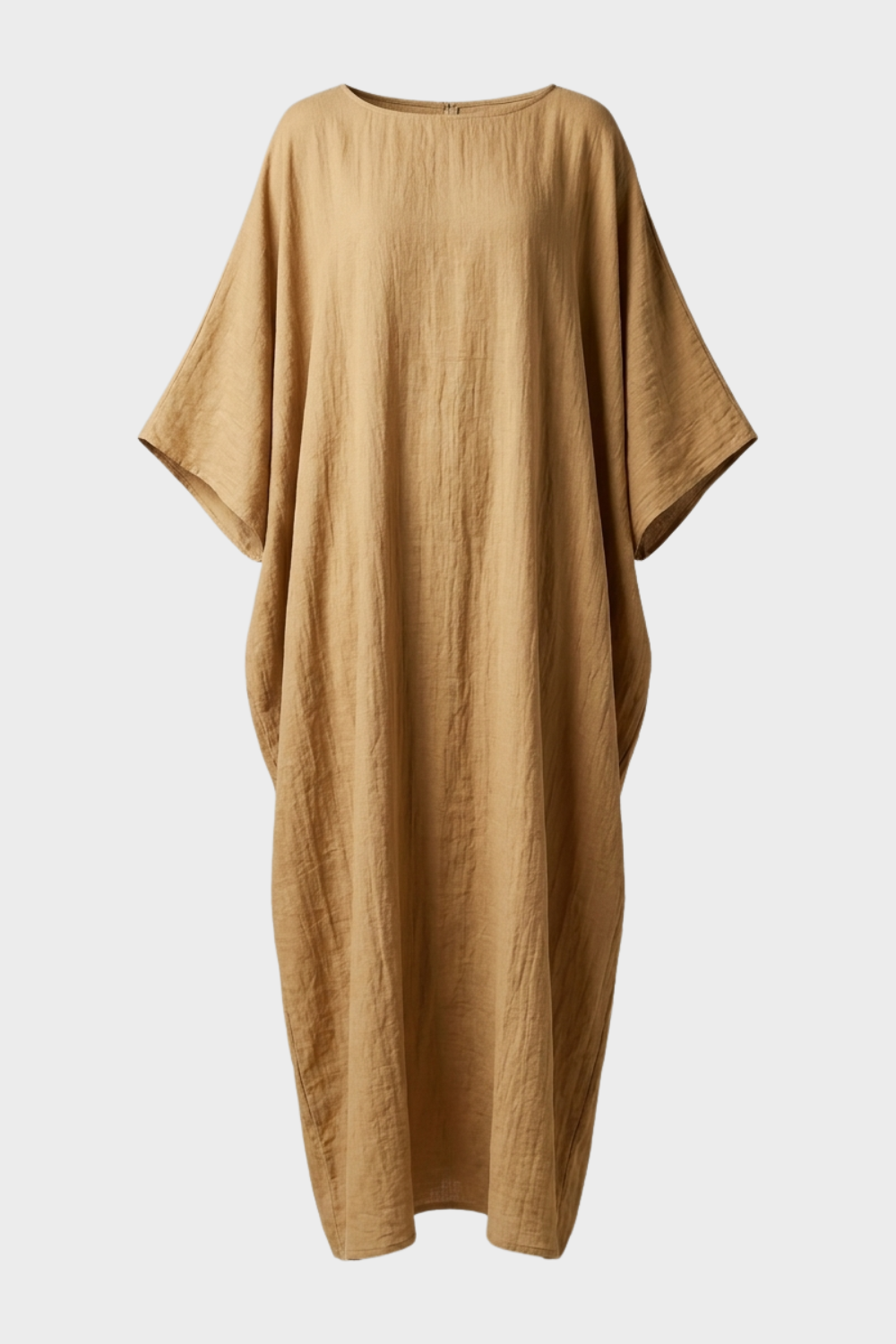 Damen Leinen Kaftankleid | Maxi