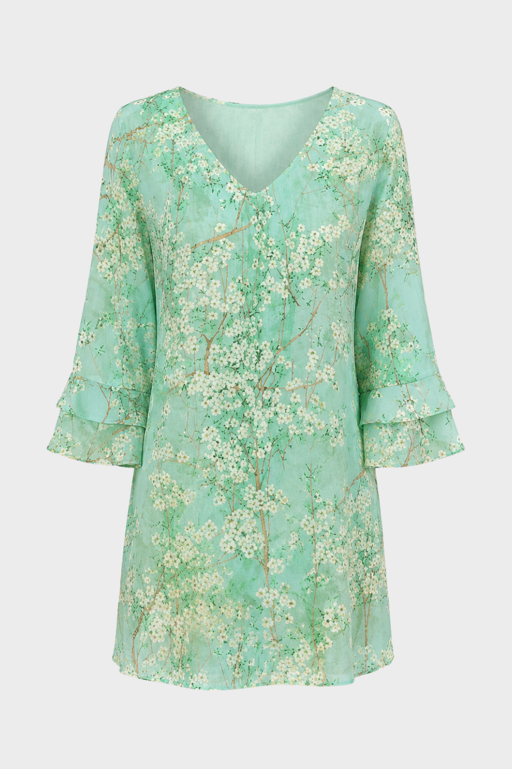 Damen Minikleid Print | Glocke