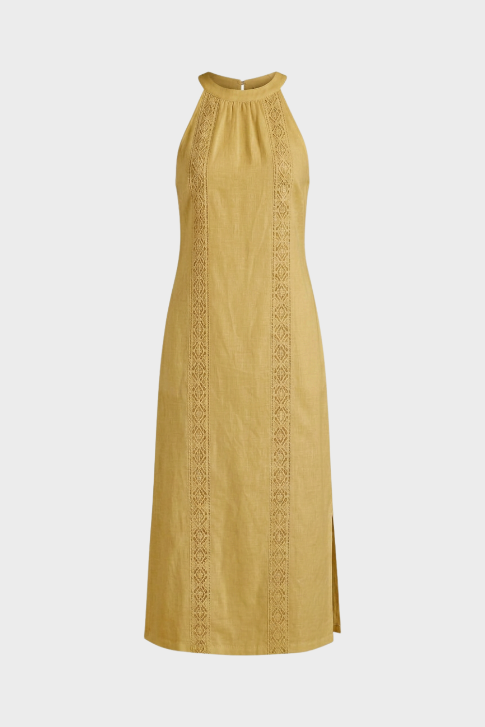Damen Maxikleid | Stehkragen Slim