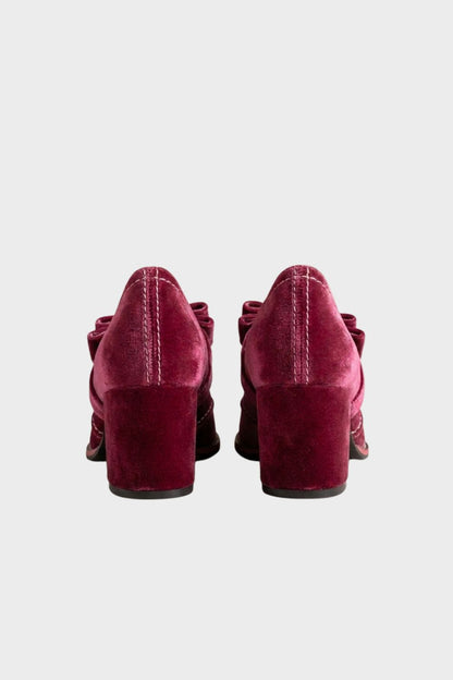 Damen Mary Jane Pumps | Samt
