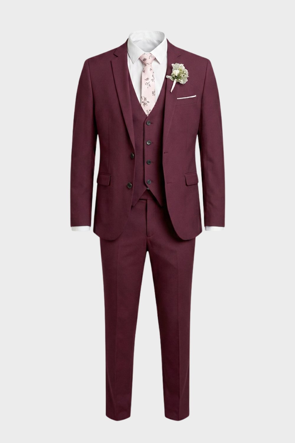Herren Anzug 3-Teilig | Weste Slim