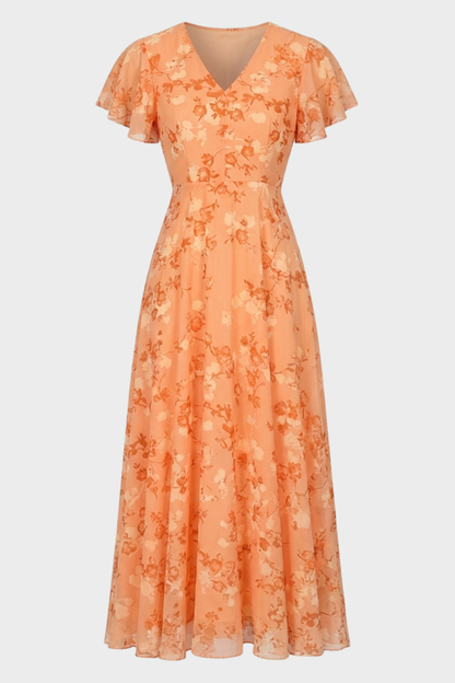 Damen Hochzeitsgast Kleid | Floral