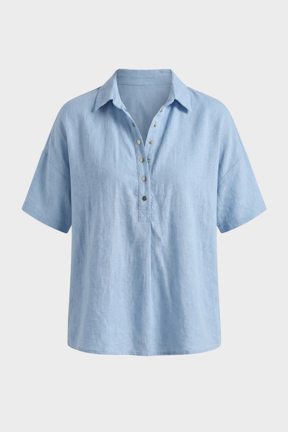 Damen Bluse mit Knopfleiste | Kurzarm
