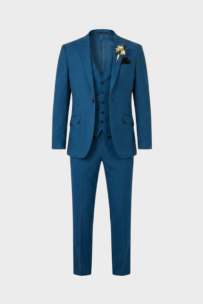 Anzug Herren Dreiteiler Slim Fit