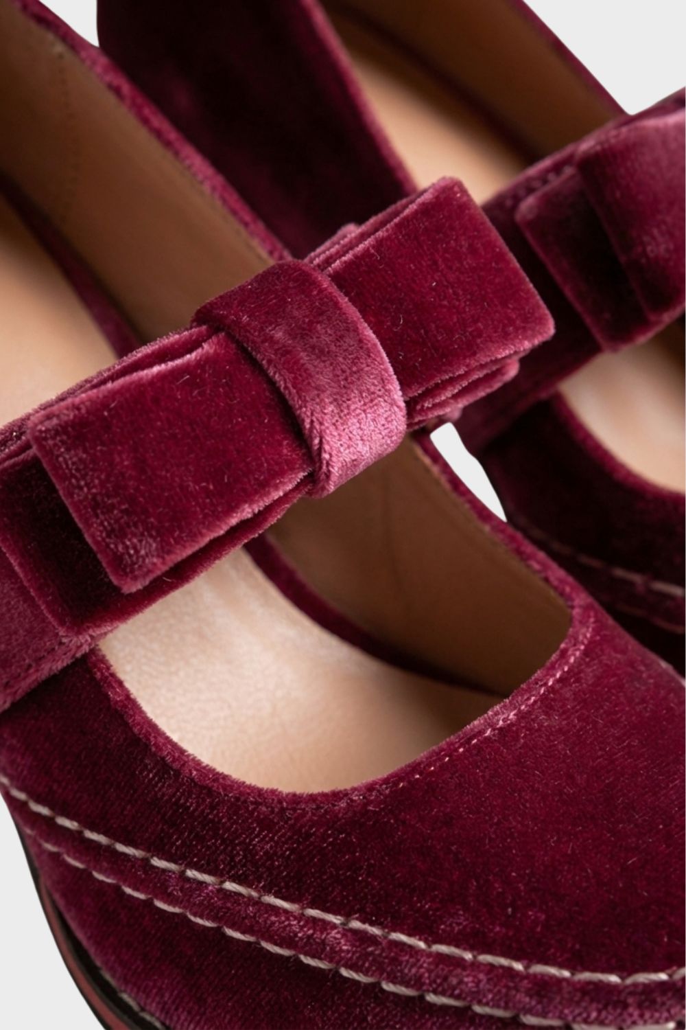 Damen Mary Jane Pumps | Samt
