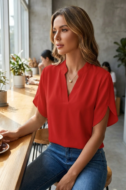 Damen Sommerbluse | Kurzarm Capsule
