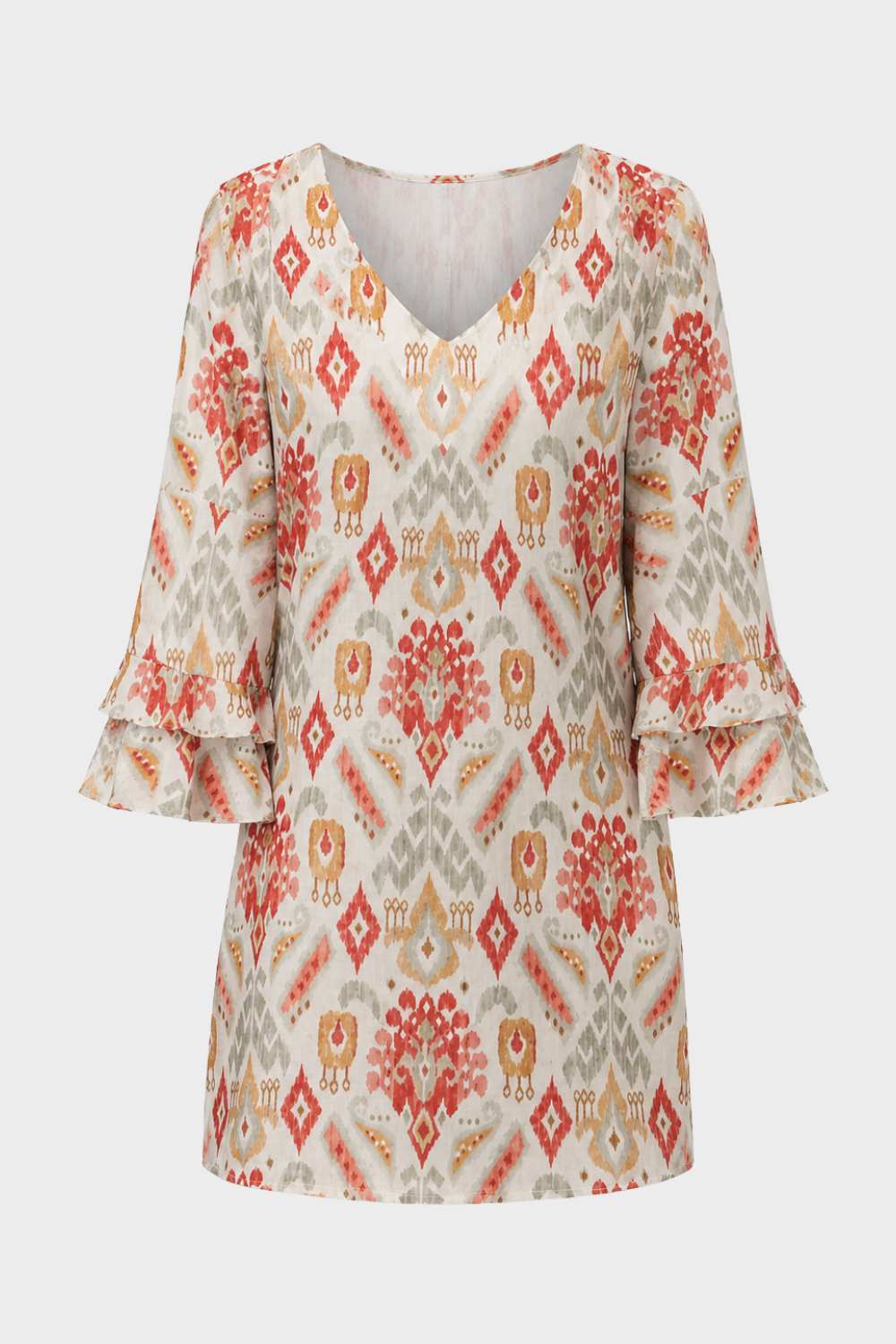 Damen Minikleid Print | Glocke