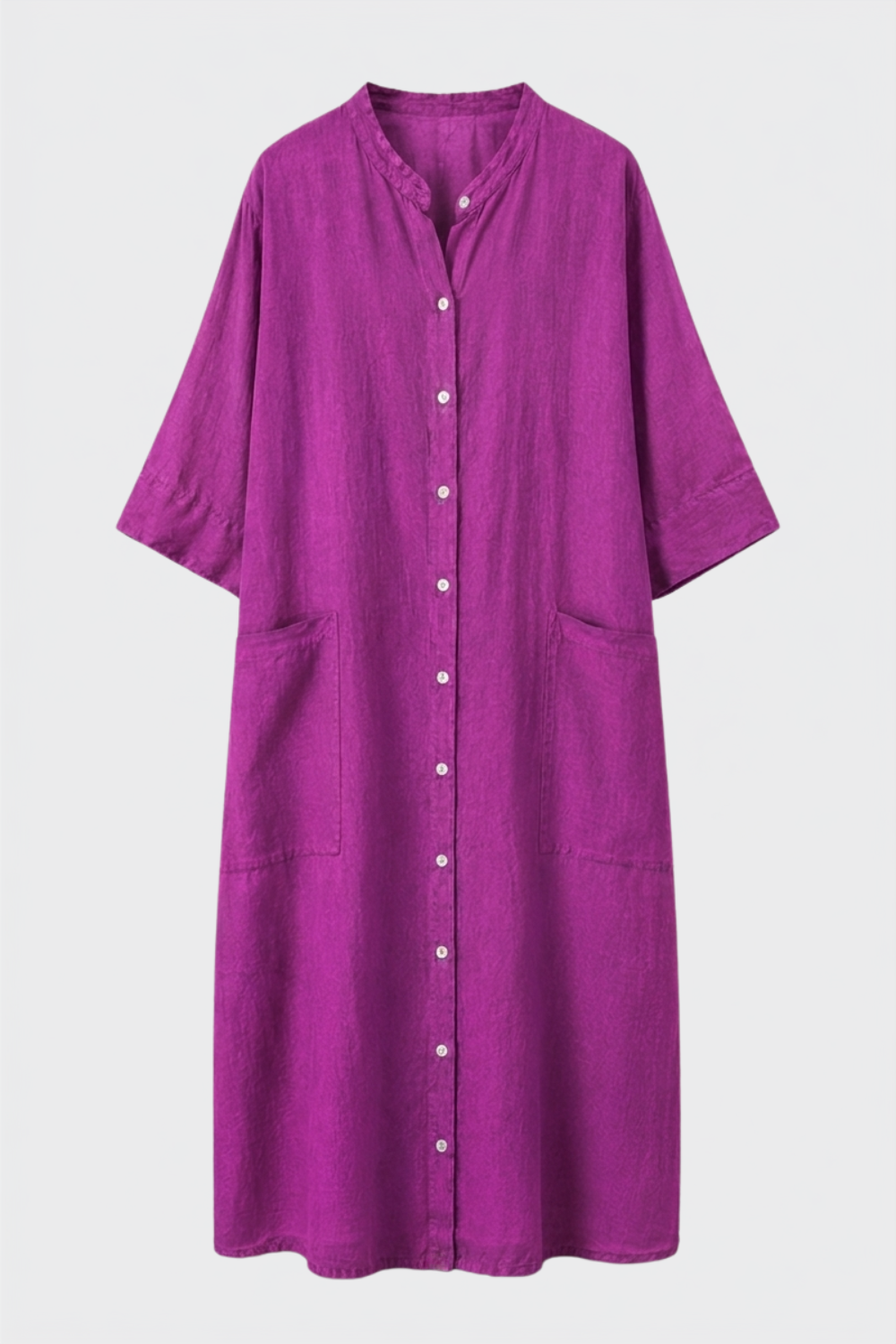 Damen Hemdblusenkleid | Knopfleiste
