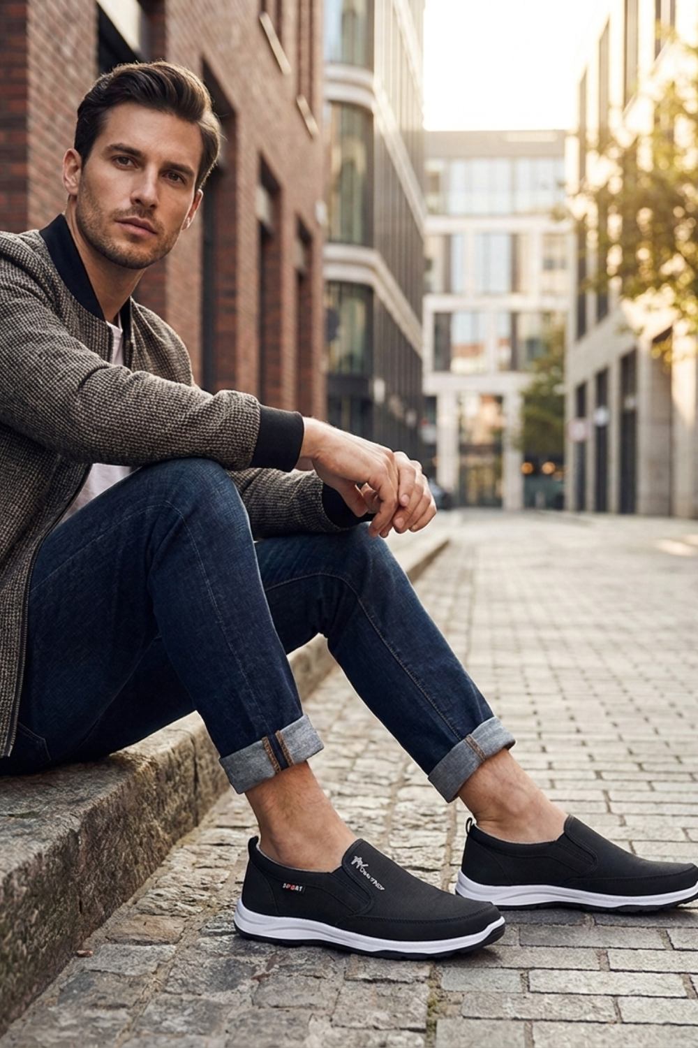 Herren Slip-On Sneaker | Freizeitschuhe