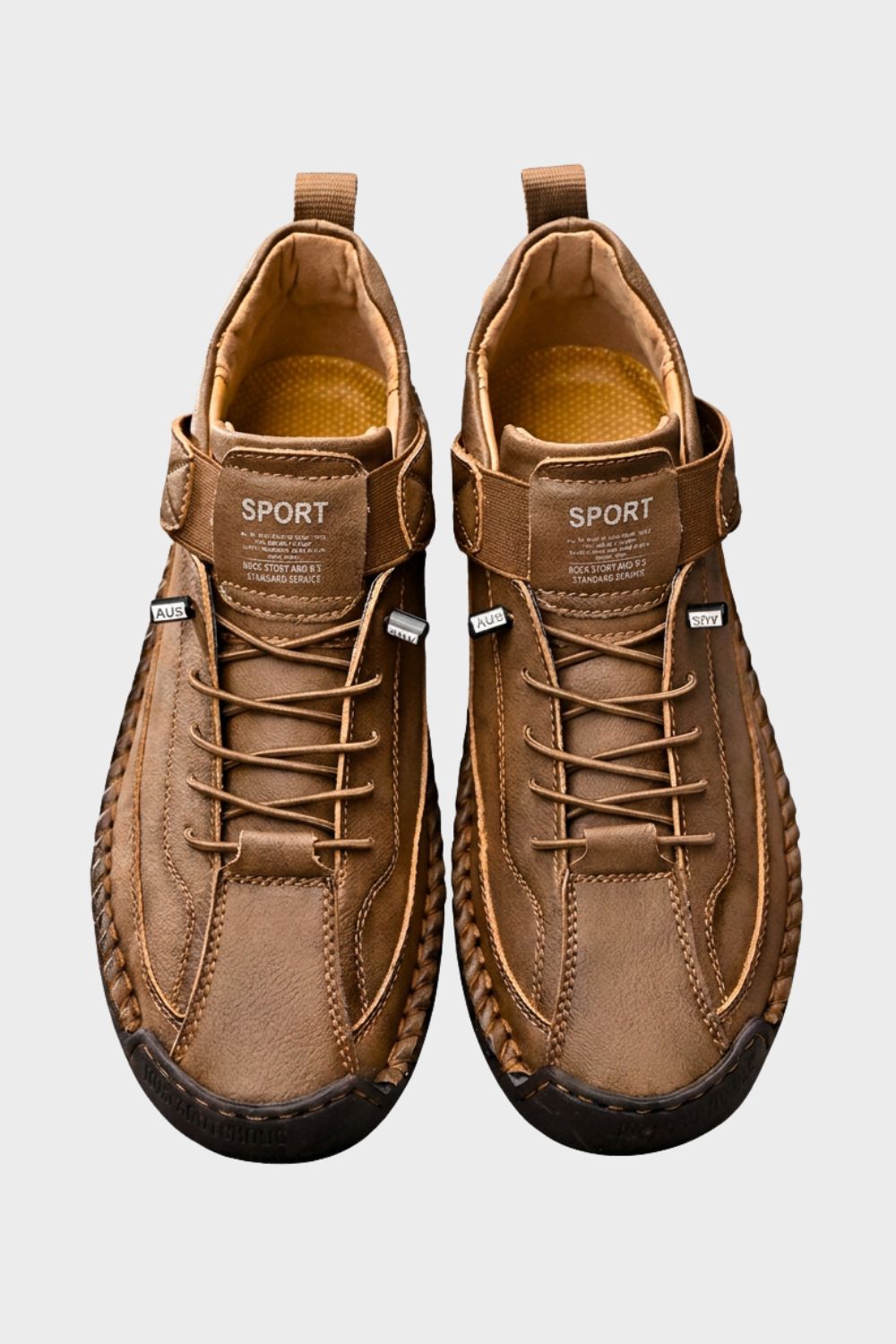Herren Schnür-Sneaker | Kontrastnähte