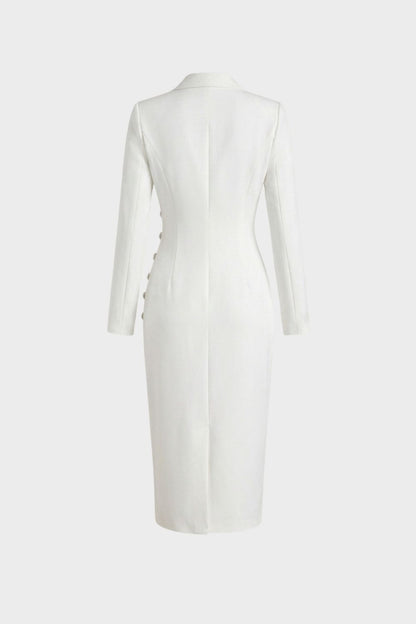 Damen Blazerkleid | Midi Langarm