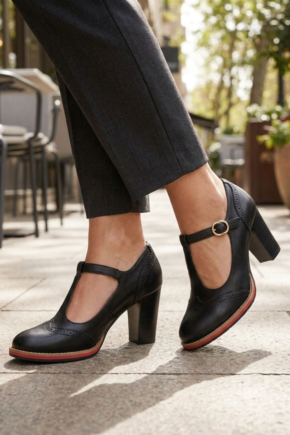 Damen T-Bar Mary Jane Pump | Vintage