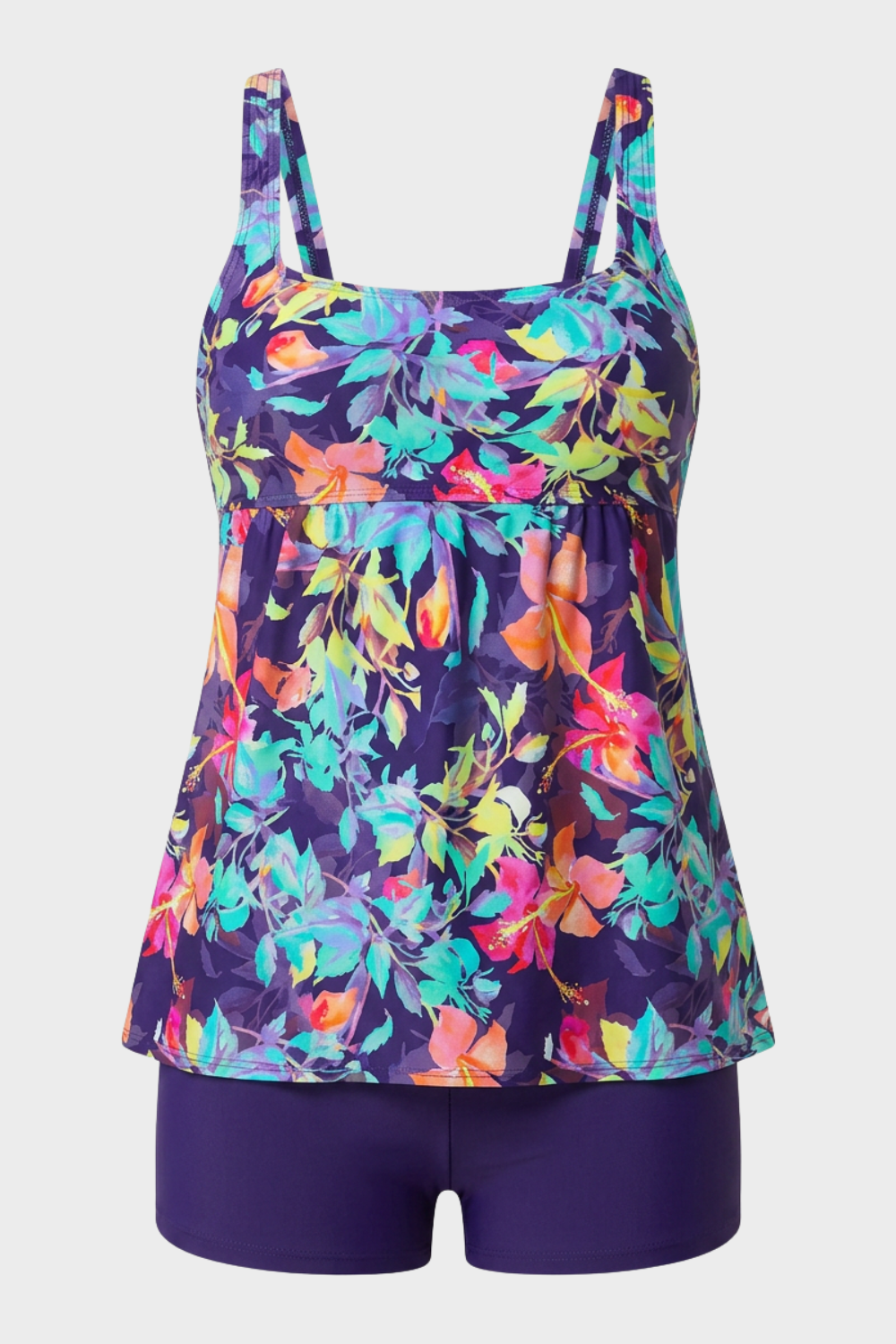 Damen Tankini Set | Bandeau-Ausschnitt