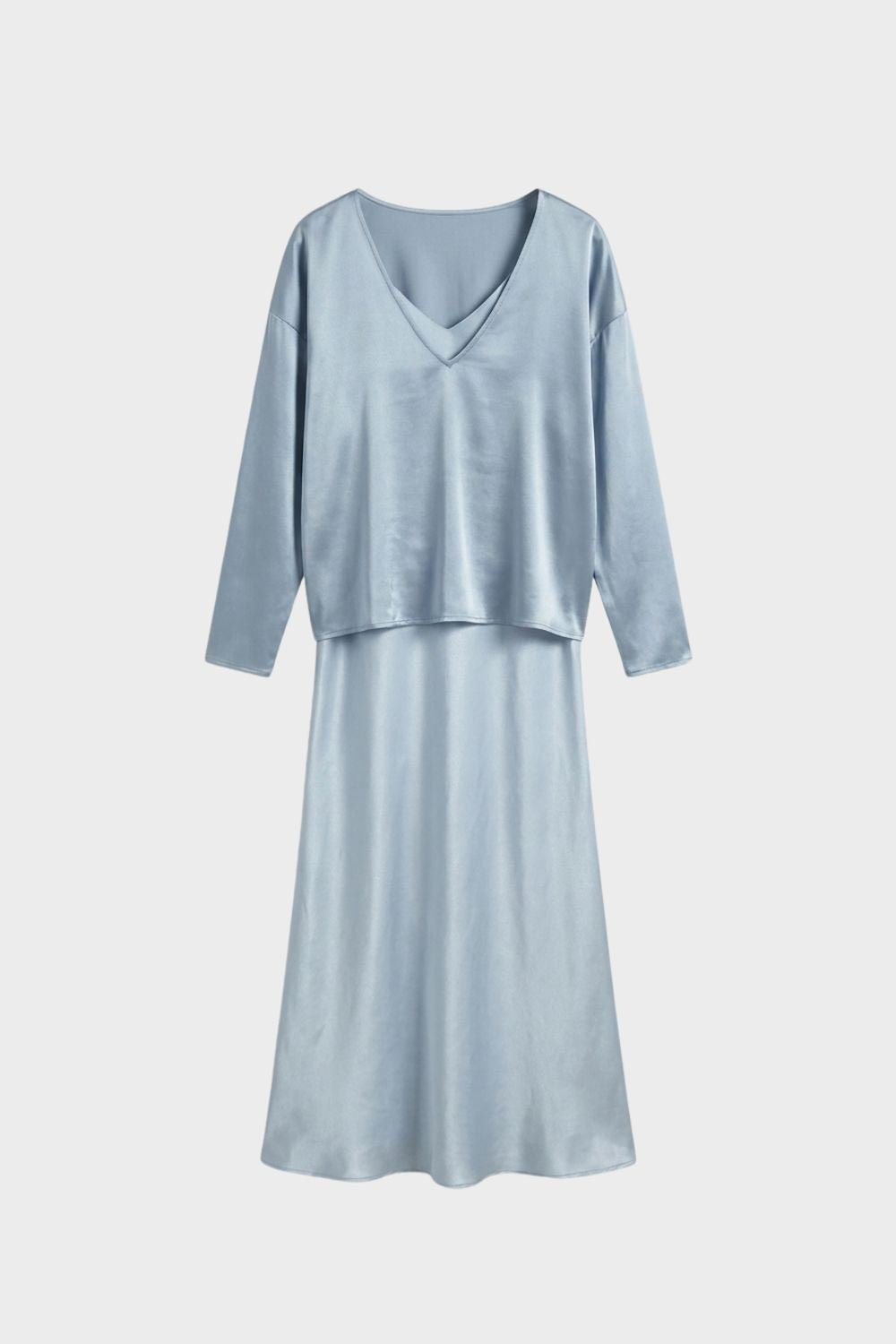 Damen Satin Midikleid | Twin-Set
