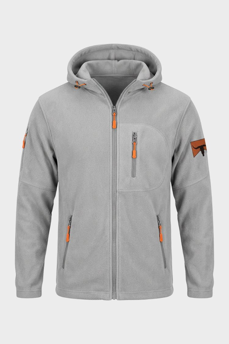 Herren Kapuzenjacke | Frontreißverschluss & Brusttasche