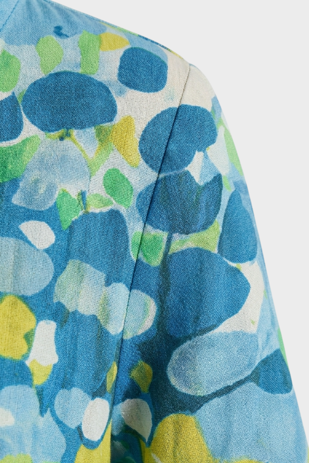Damen Floral Midikleid | Rundhals