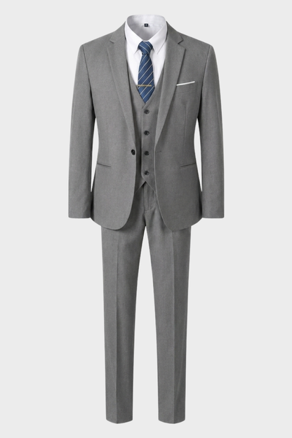 Anzug Herren Dreiteiler Slim Fit
