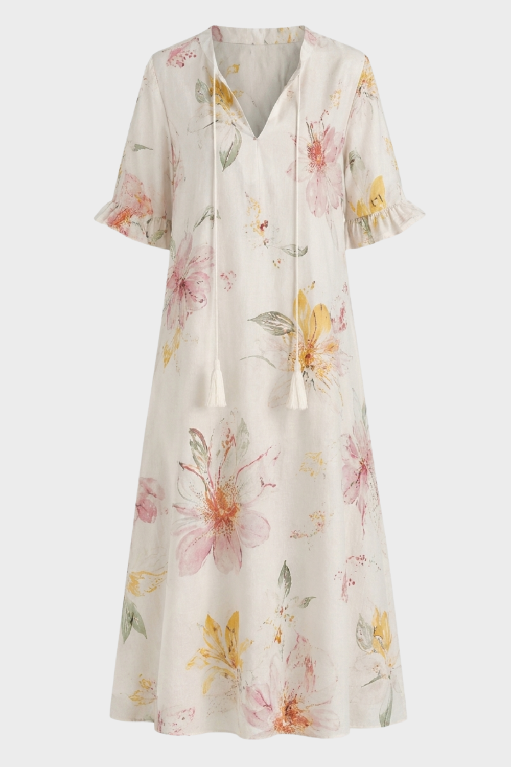 Damen Boho Sommerkleid | Vintage