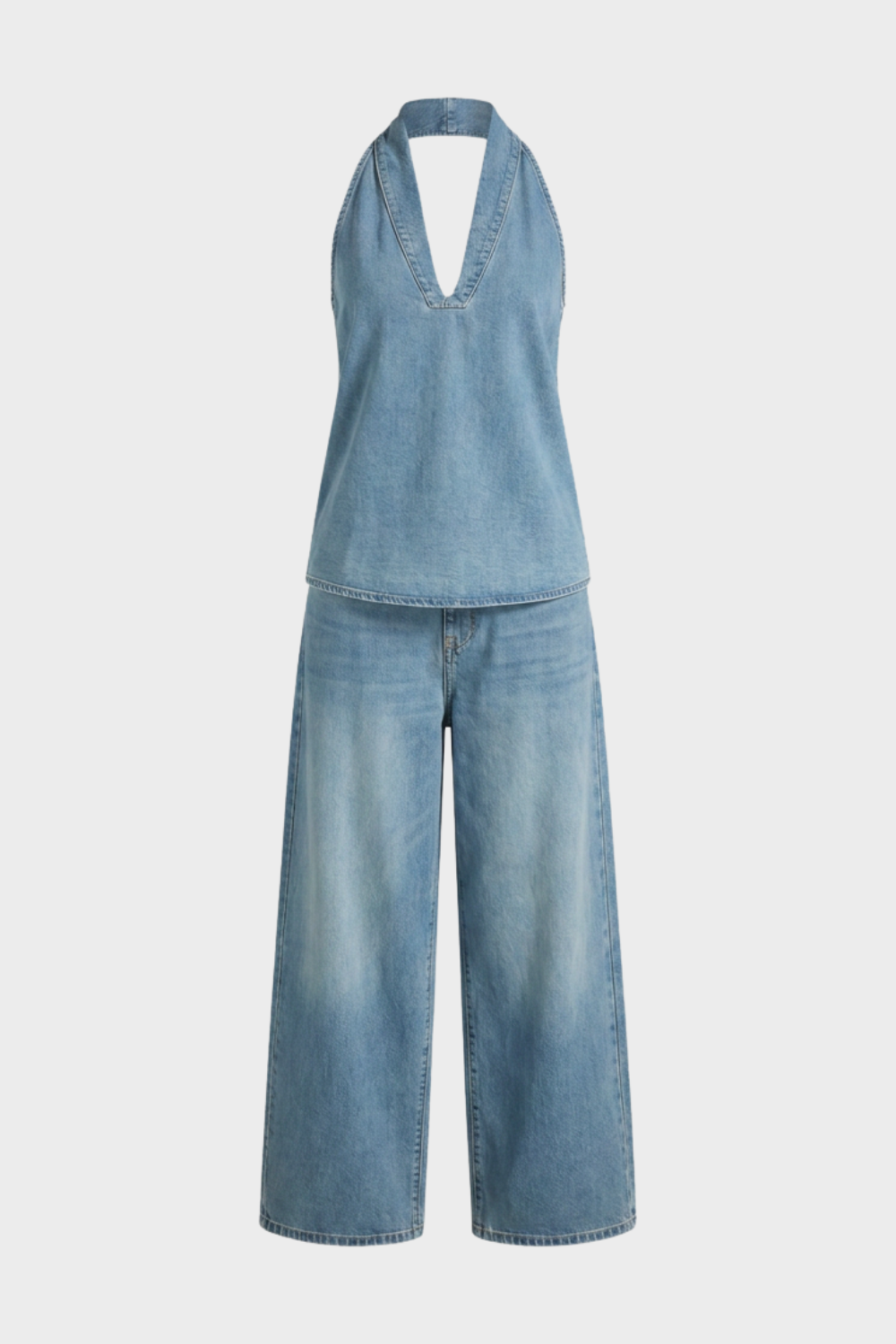 Damen Denim Zweiteiler | Minimal