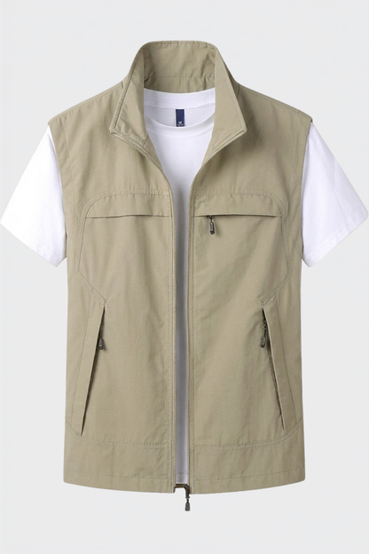Herren Utility Weste | Reißverschluss