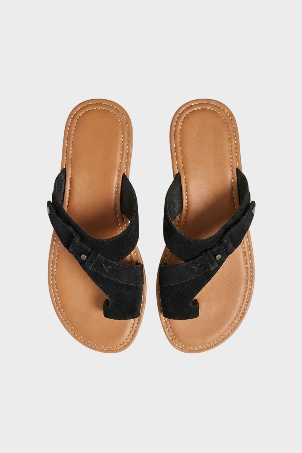 Damen Zehentrenner Sandalen | Flach