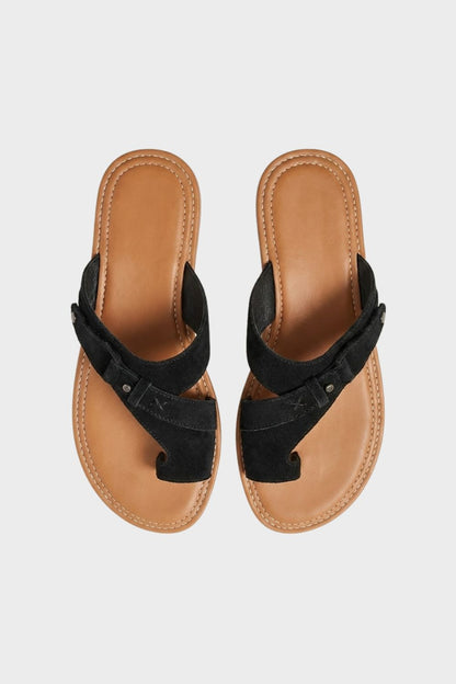 Damen Zehentrenner Sandalen | Flach