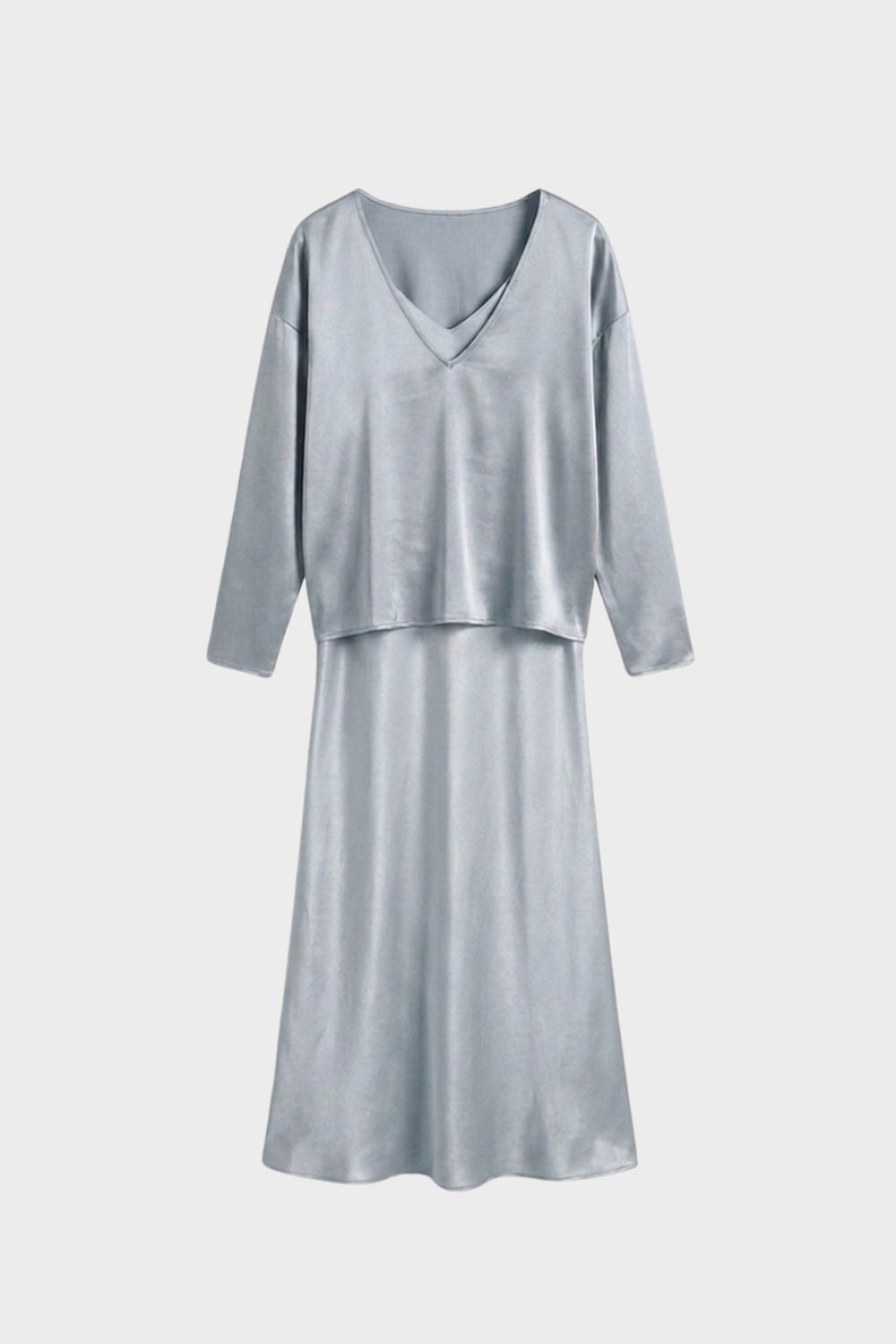 Damen Satin Midikleid | Twin-Set