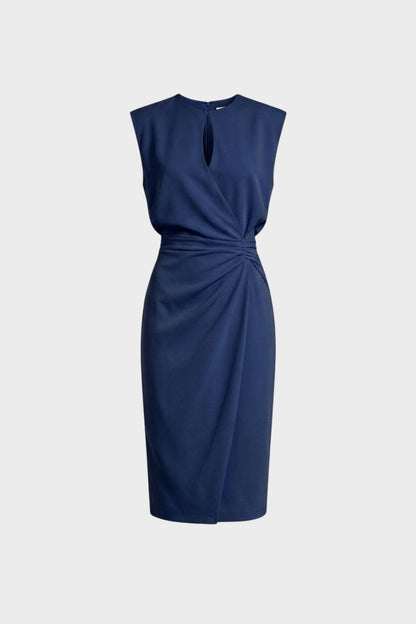 Damen Drapiert Etuikleid | Elegant