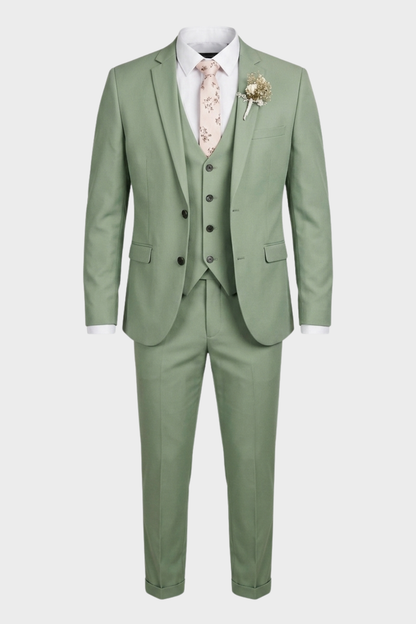 Herren Anzug 3-Teilig | Weste Slim