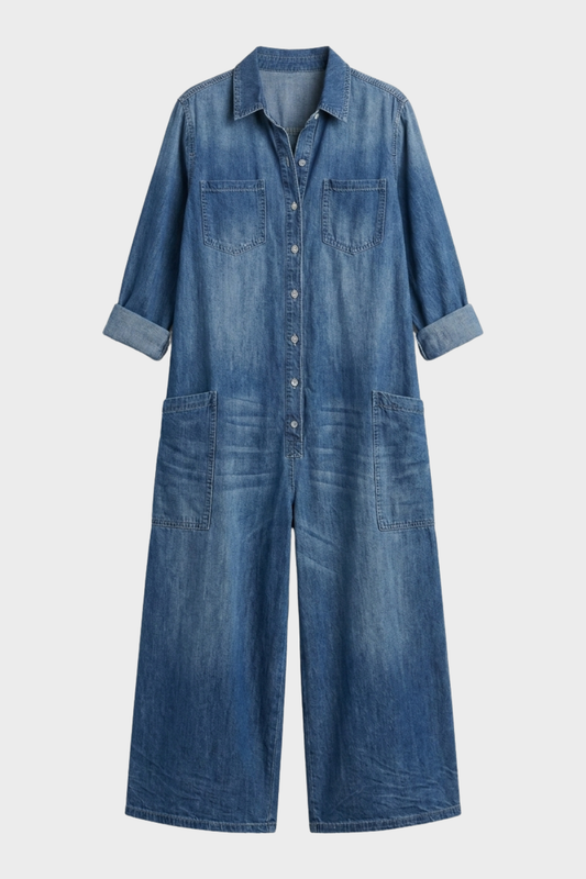 Damen Denim Overall | Utility